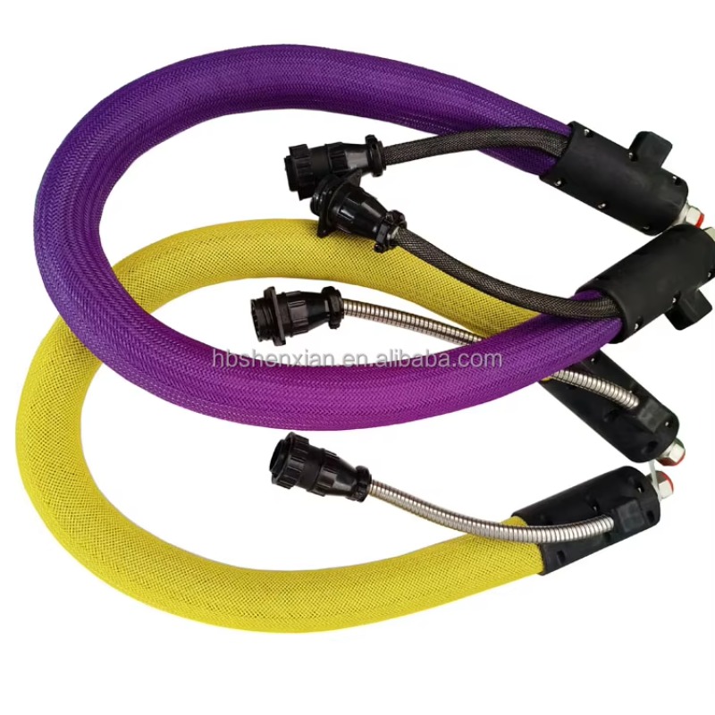 Ptfe Tube - カスタマイズ可能な長さのプラグ、耐熱ホットメルト接着剤用加熱ホース、PTFEインナーチューブ、220V、ホットメルト接着機用切断サービス