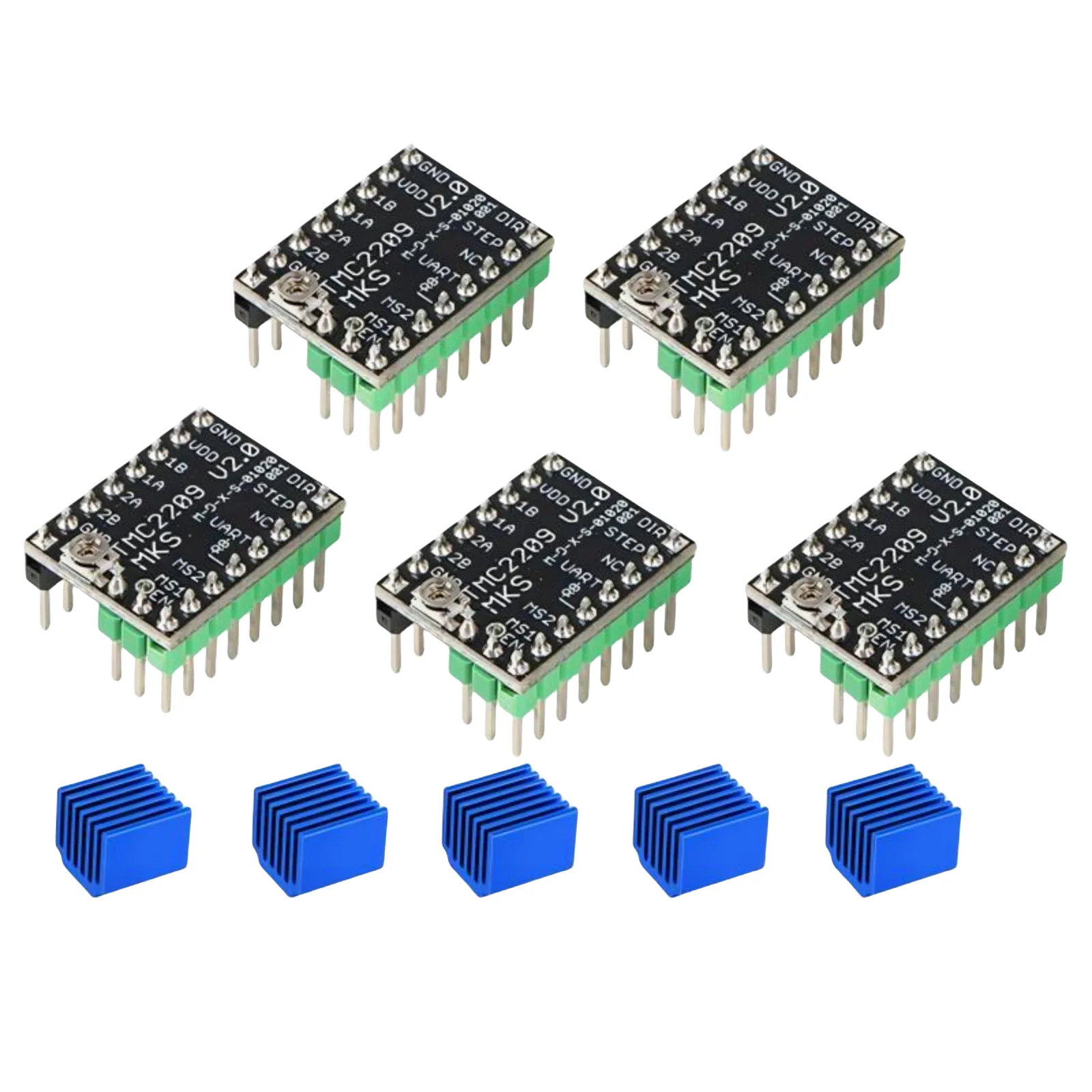 Mks Sgen - Mks-ステッピングモーターTmc2209,3Dプリンター部品,smileロビンnano,2.55a,steptick,v2.0,gen l,nano
