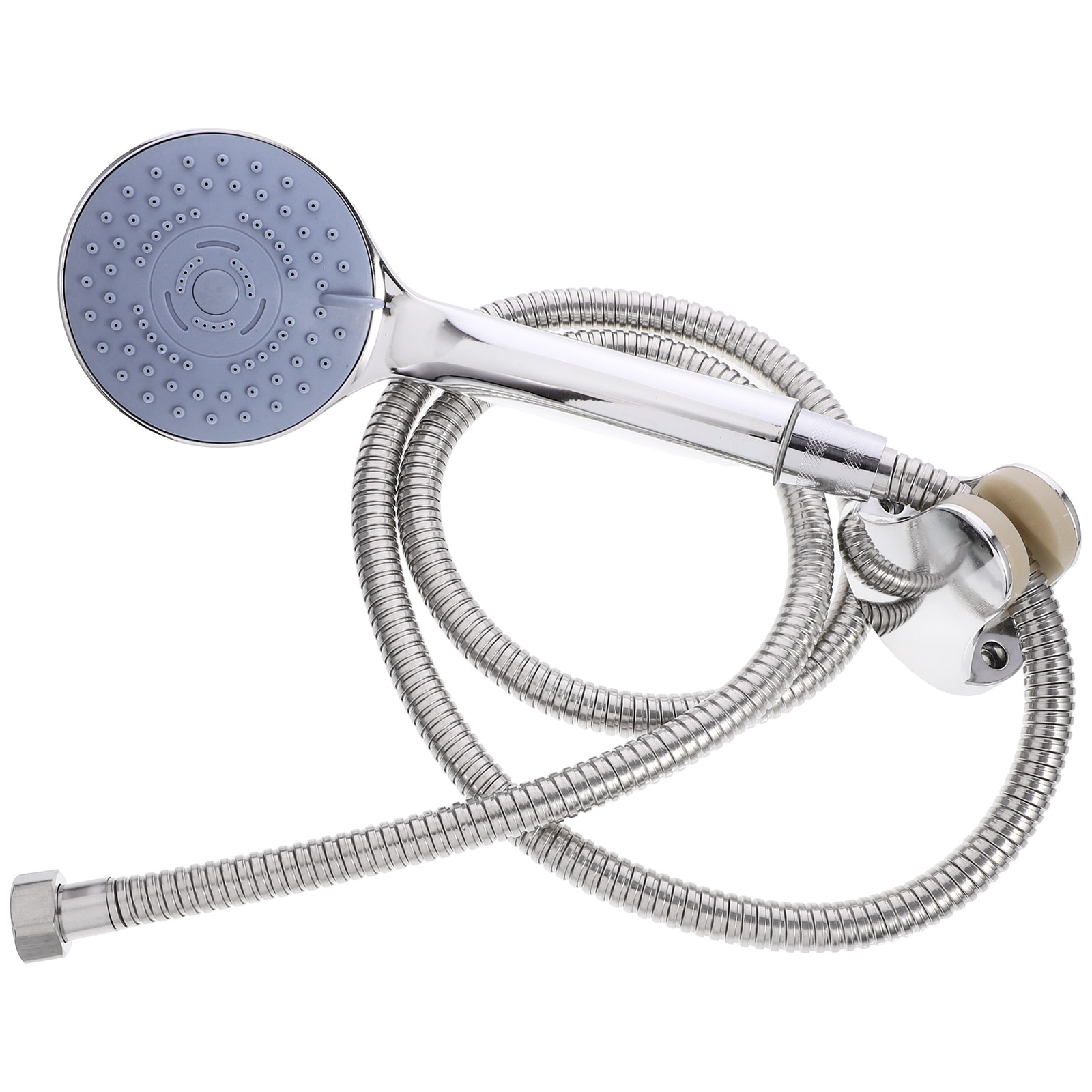 Nozzle Brass - シャワーセット、洗面台用蛇口、シャワーヘッド、ホース、ノズル、ステンレス製、実用的、落下防止、調整可能な浴室用シャワー