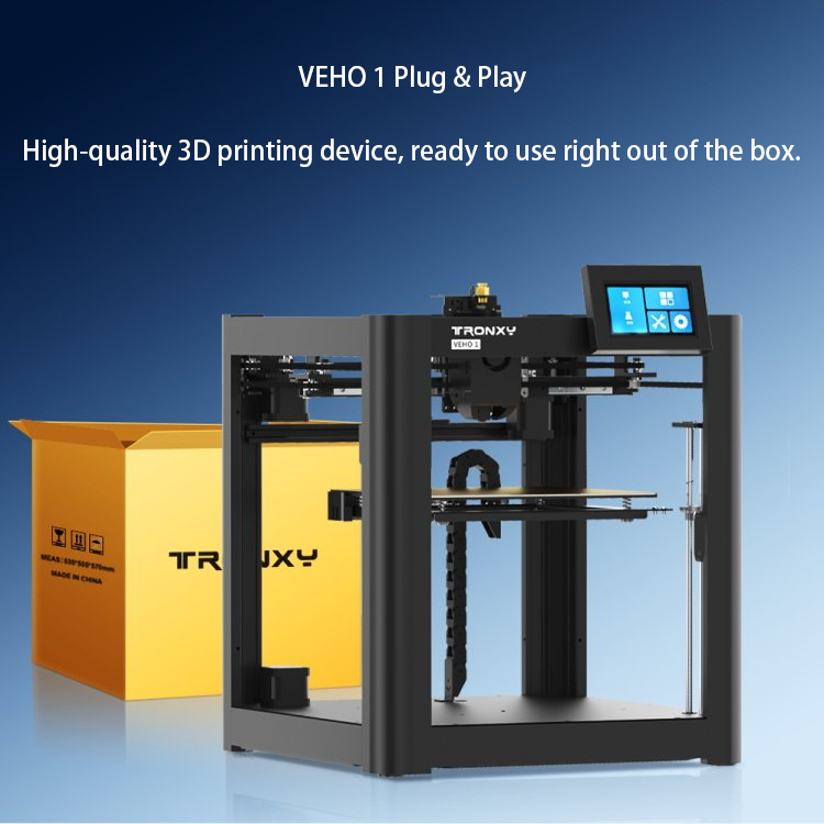 Fdm Printer - VEHO 1 高速FDM 3Dプリンター - クリッパー自動レベル調整機能搭載の高精度デスクトップモデル