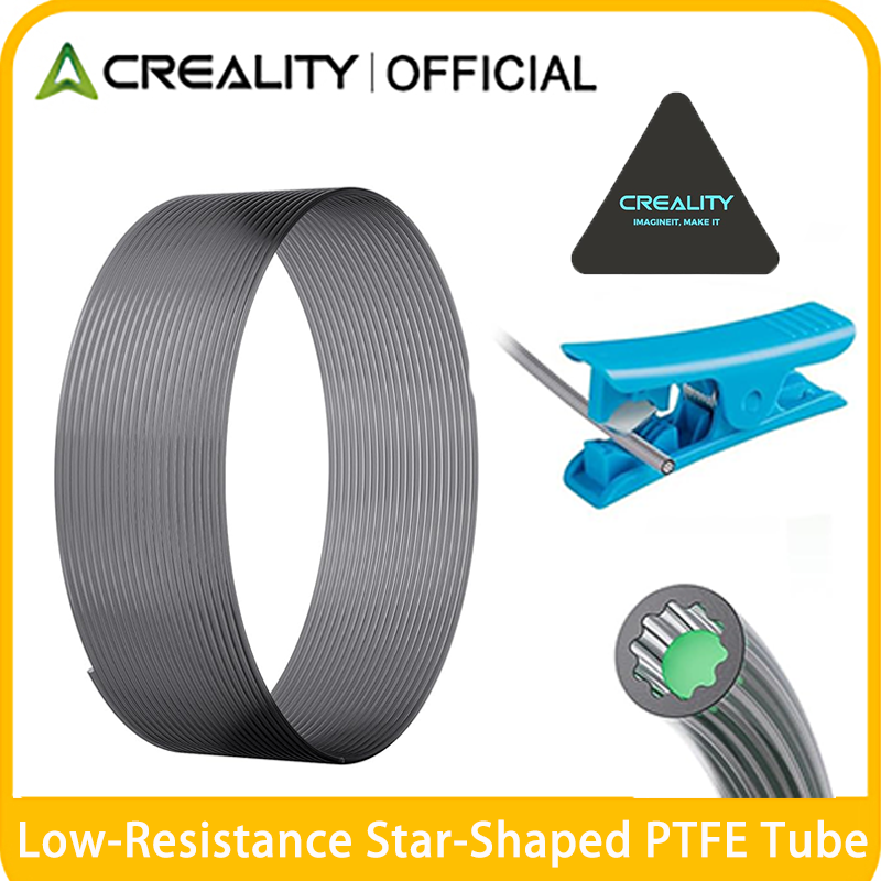 Bowden Tube - Creality 低抵抗星型 PTFE チューブ カッター付き 超滑らかな流れ