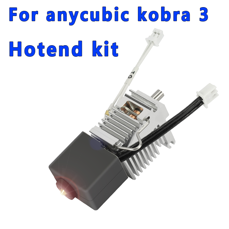 Hotend 0.4Mm - ヒートシンク付きホットエンドキット,ノズル0.4mm,anycubic kobra 3