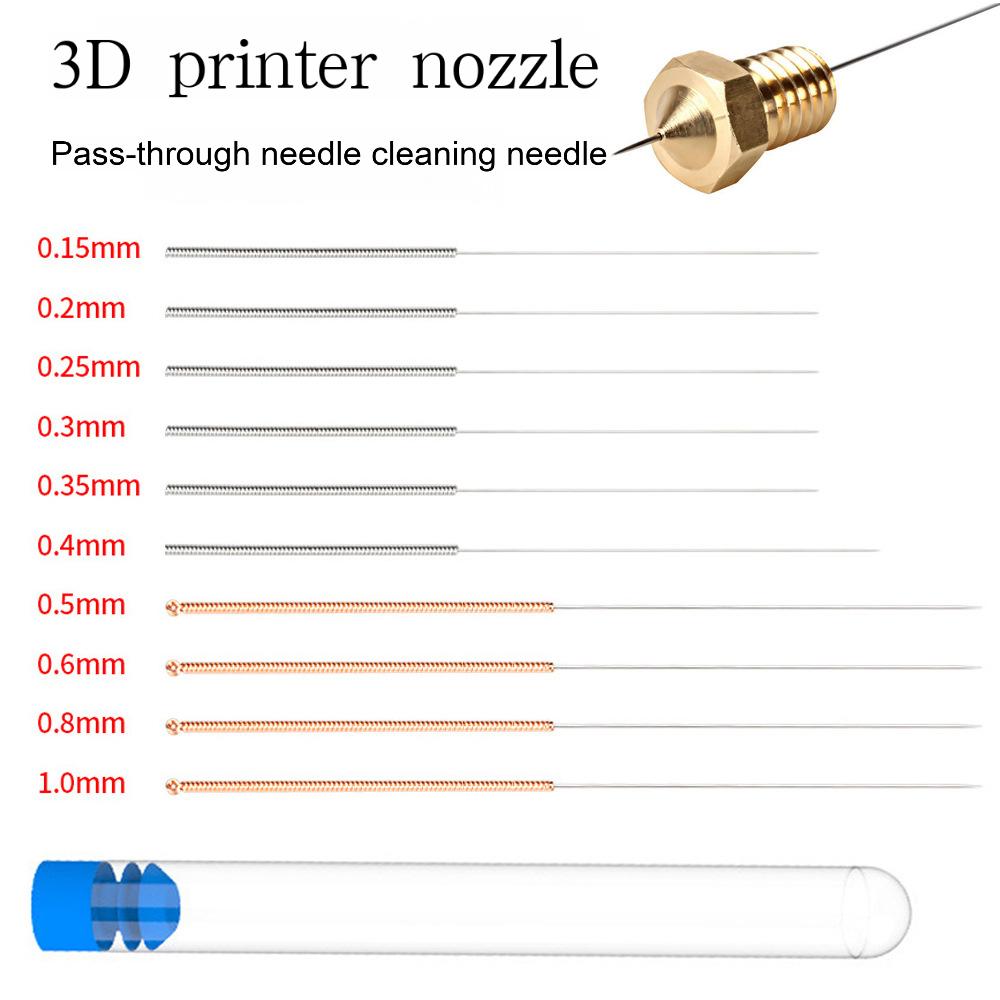 Fdm Printer - ステンレス鋼0.4mmノズルクリーニングキット、FDM 3Dプリンターホットエンドメンテナンス用の詰まり除去ドリルビット