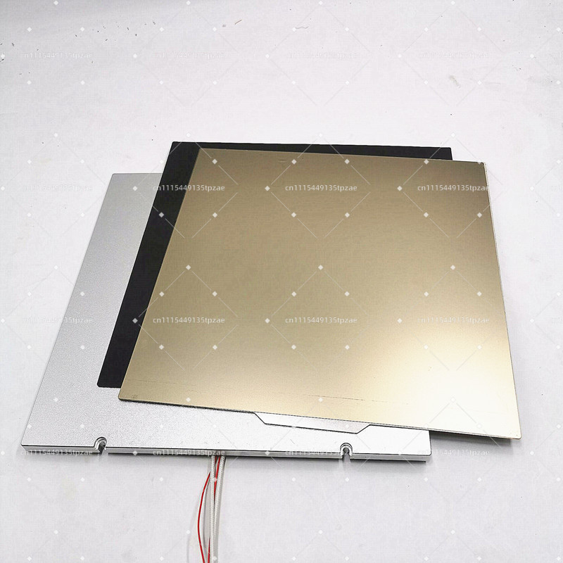 Build Plate - 1 セットスーパーフラット鋳造アルミニウムビルドプレート PEI 加熱ベッドシリコンヒーター 110/220V 250/300/350mm