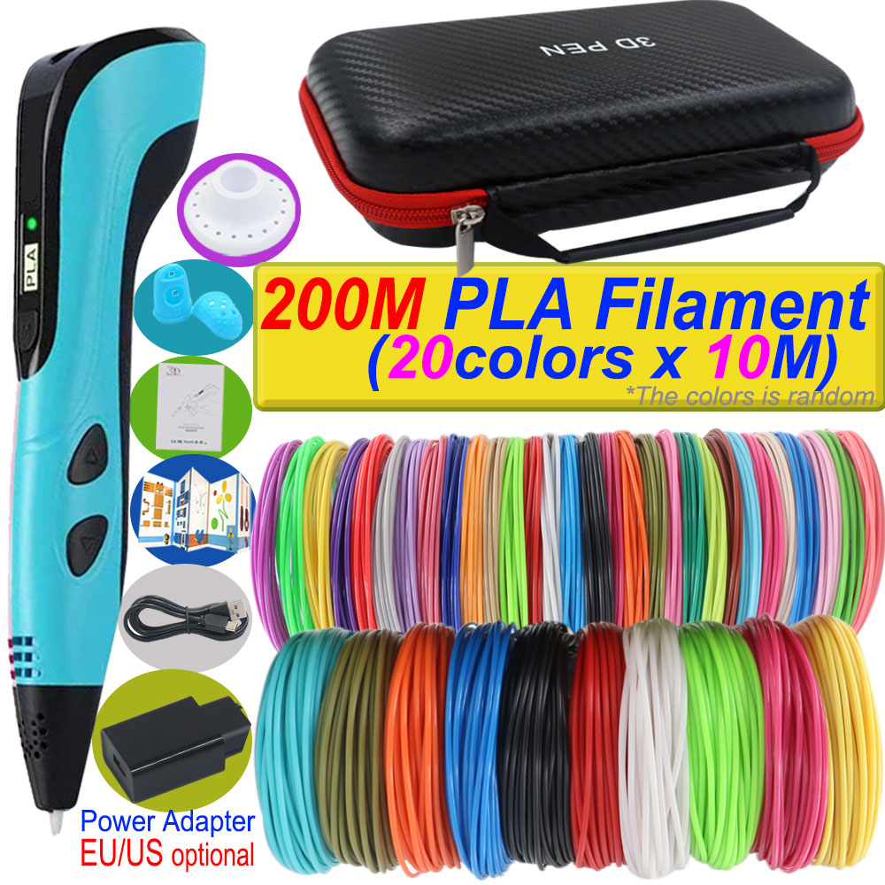 Pla Filament - 2026 新しい 3D 印刷ペン DIY 立体絵画子供のおもちゃ液晶画面電源アダプタ
