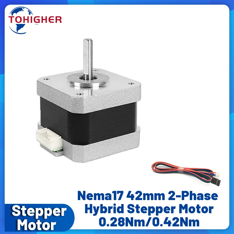 3D Printer - Nema17 ステッピングモーター 42 モーター 4 リード