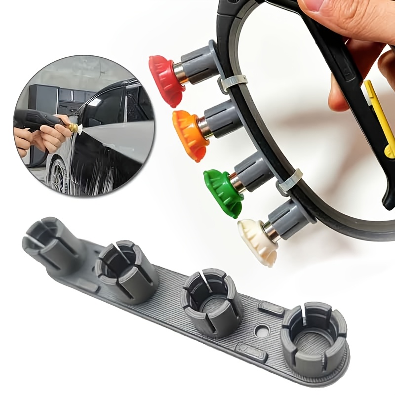 Printer Nozzle - クイックプラグ1/4カーウォッシュノズル収納 3Dプリントホルダーラック ユニバーサル耐久性 高圧洗浄機用 ガレージツールオーガナイザー