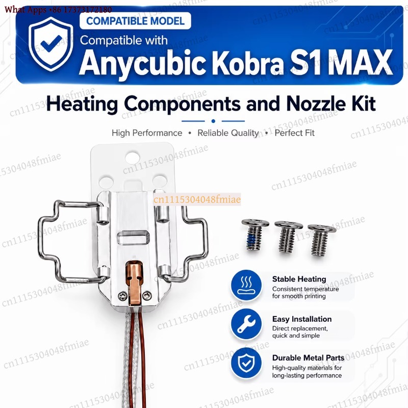 Hotend Assembly - Anycubic Kobra S1 MAX ヒートノズルキット ホットエンドアセンブリ
