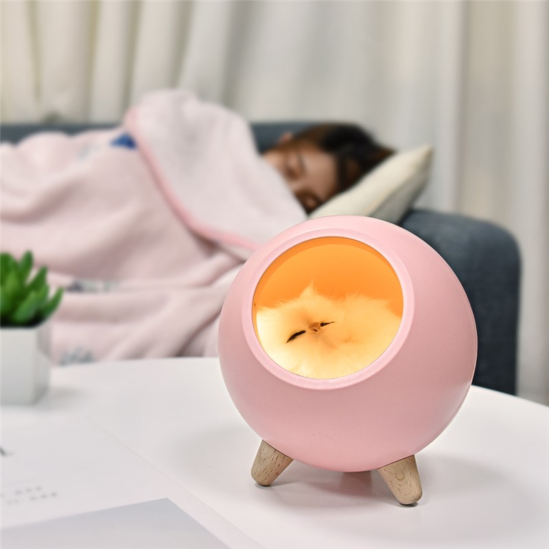 かわいい猫型LEDランプ ナイトライト 家庭用装飾 USB充 - Cr Touch のレビューと価格