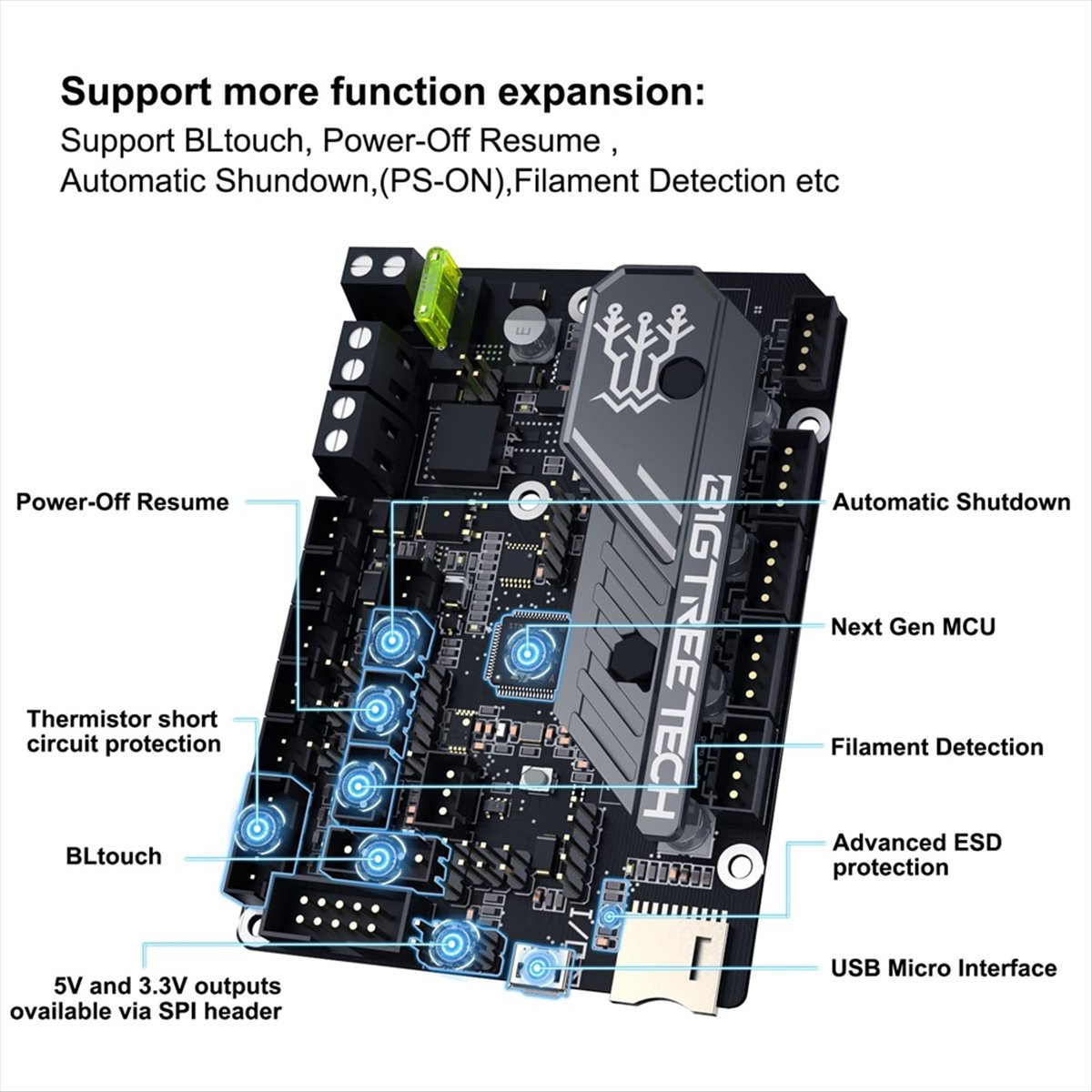 M05K SKR Mini E3 V3.0 32ビット制御ボ - Skr Mini E3 のレビューと価格