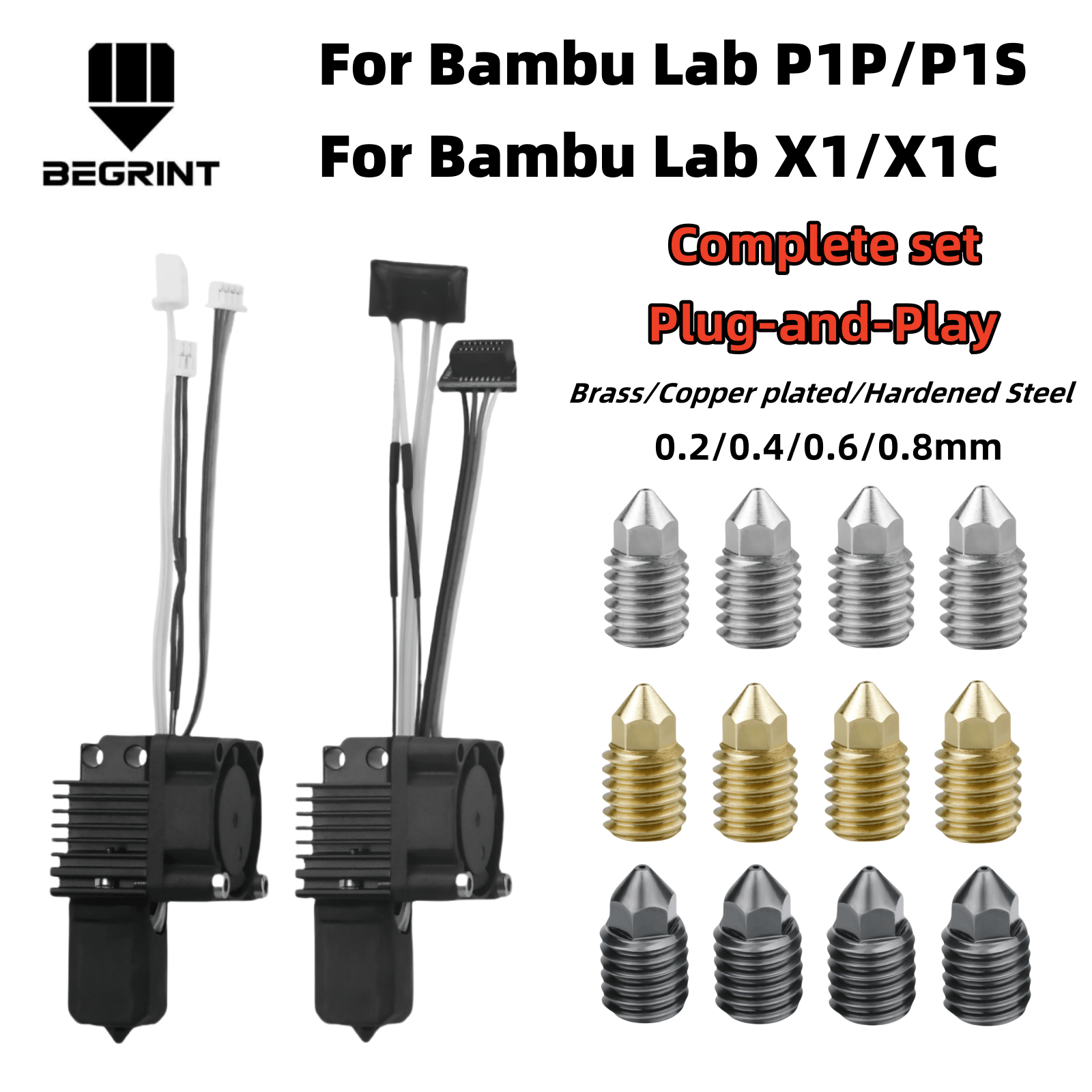 Bambu Lab X1C P1P P1S用 ホットエンド  - Hotend 0.4Mm のレビューと価格