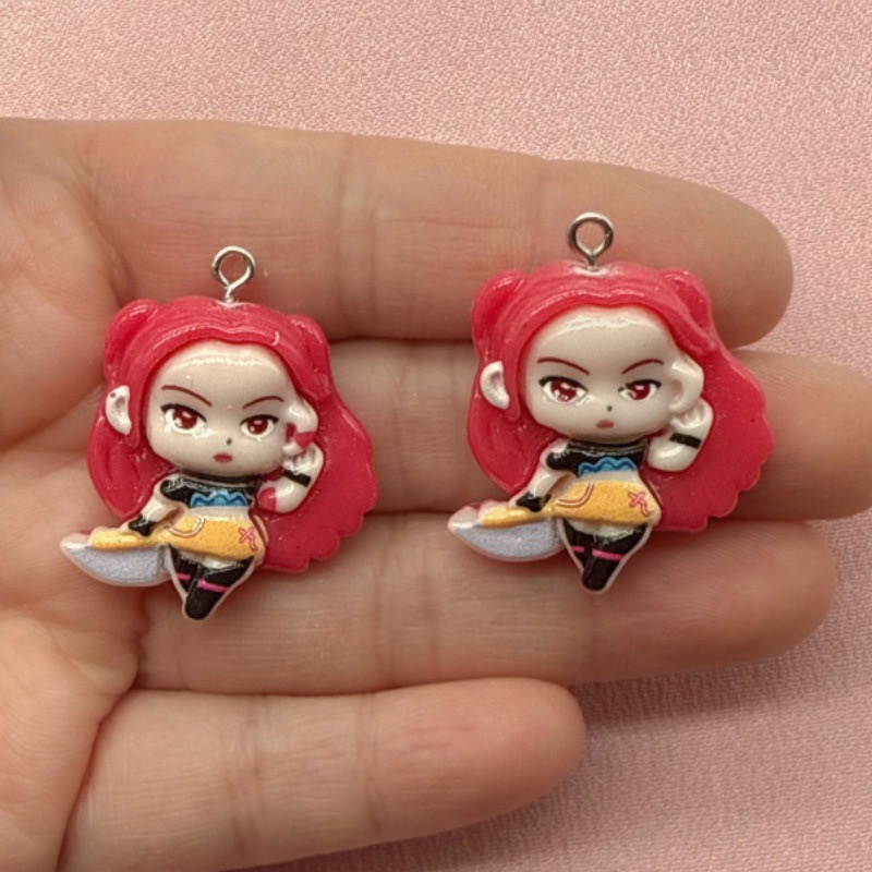 10個入り樹脂製漫画ペンダント、DIYジュエリー製作イヤリン - Resin のレビューと価格