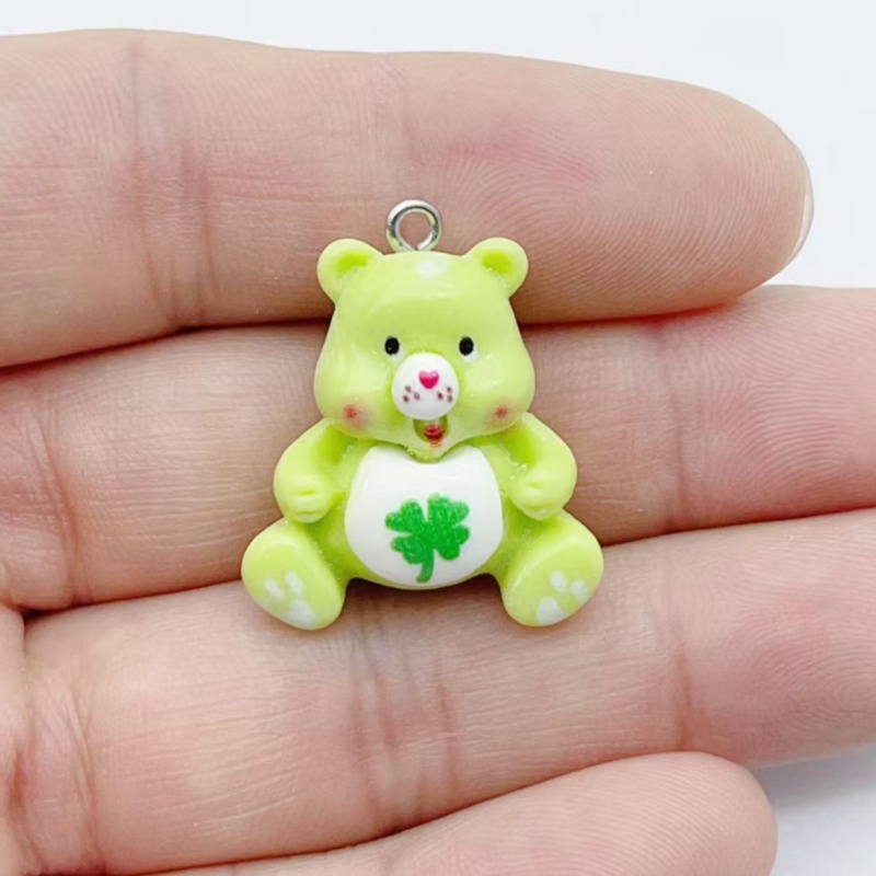 10個の漫画動物チャームペンダントDIY作成用イヤリング、ネ - Resin のレビューと価格
