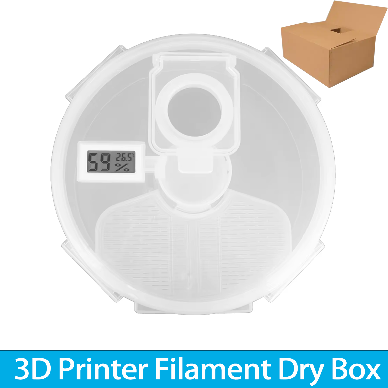 3Dプリンター用1KG PLAフィラメントボックス 防塵防湿 - Enclosure 3D Printer のレビューと価格