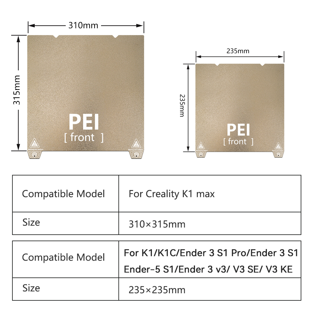 K1 最大ビルドプレート Creality K1C ベッド  - 3D Printer Bed のレビューと価格