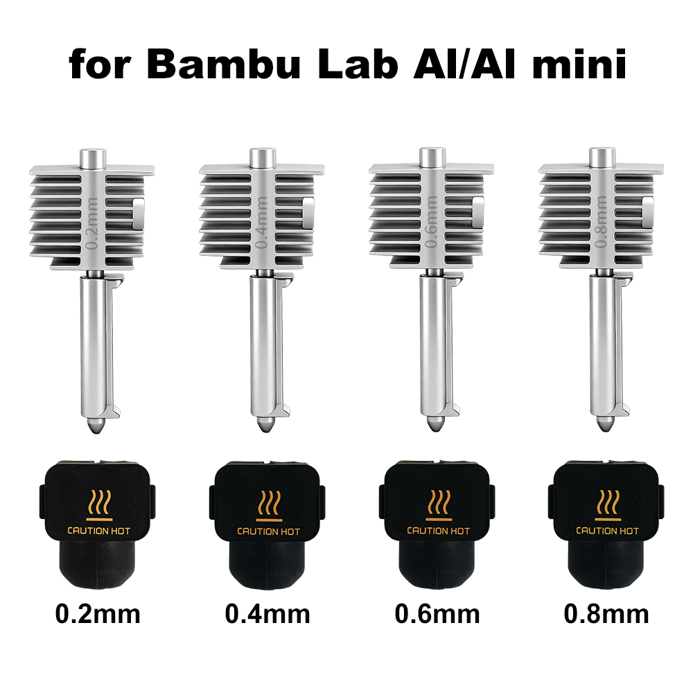 3D プリントアクセサリー A1/A1 ミニ統合ノズルホット - Bowden Tube のレビューと価格