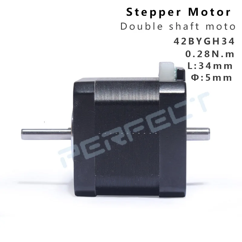 ダブルシャフトモーター 42BYGH34 Nema 17 ス - Closed Loop Stepper Motor Nema 17 のレビューと価格