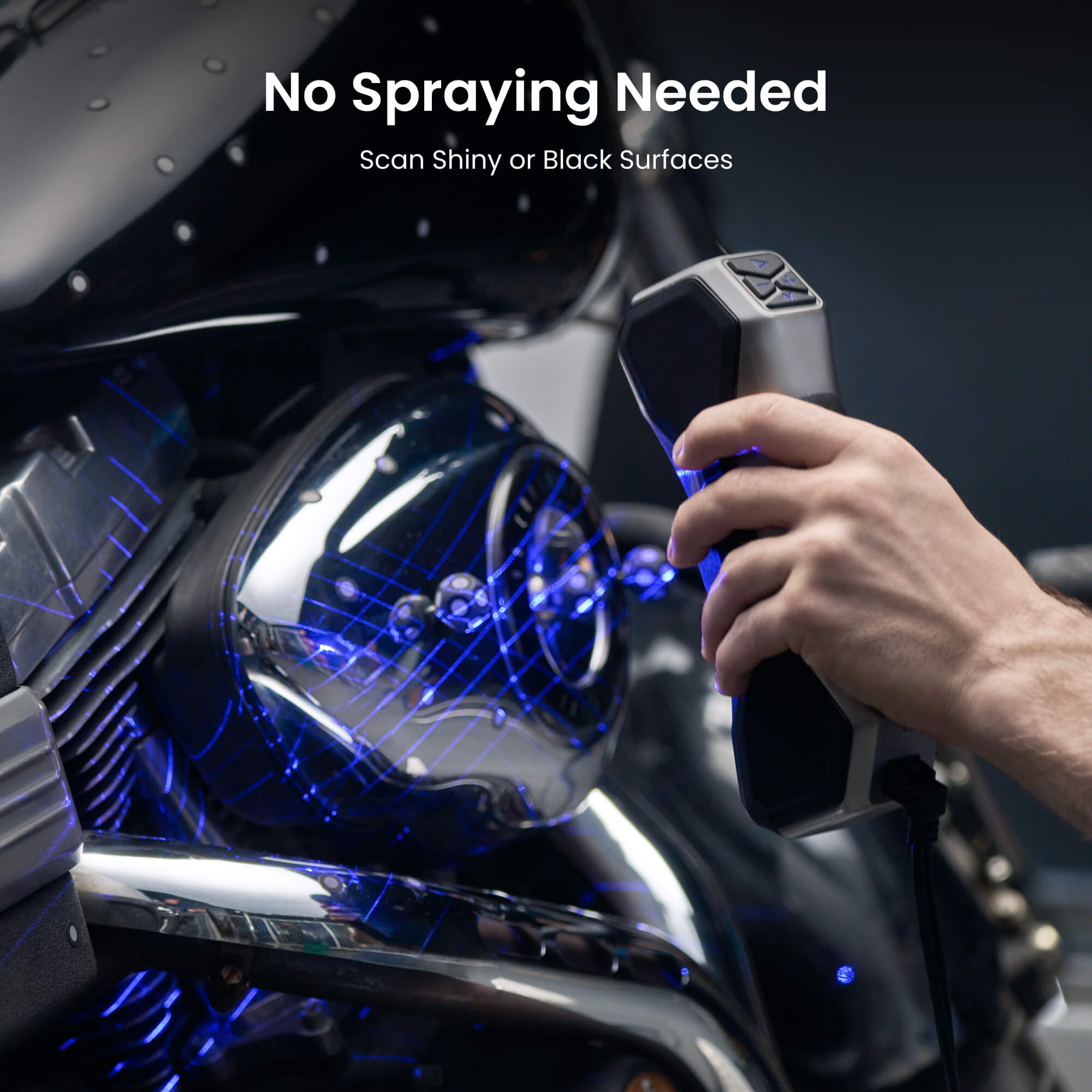 Revopoint Metrox Pro 3D ブルーハンド - Handheld 3D Scanner High Precision のレビューと価格